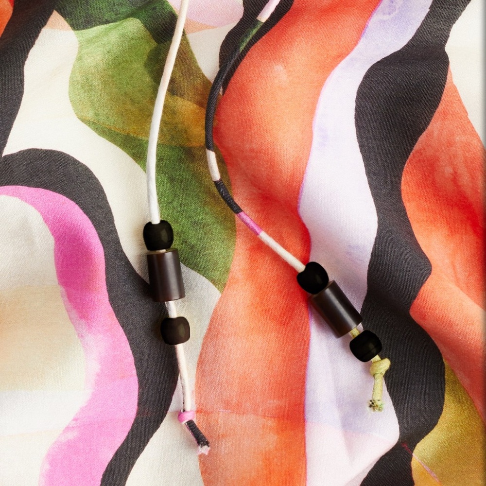 H&M KAFTAN DRESS WITH lACING. - Picture 5 of 5